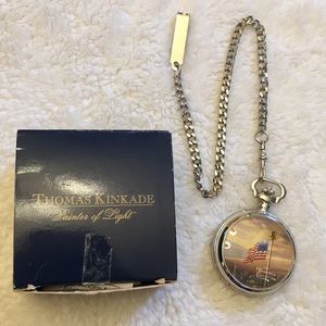 Thomas Kinkade Painter of Light pocket watch